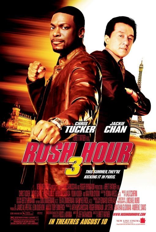 Rush Hour 3 Movie Logo - Action Comedy Adventure