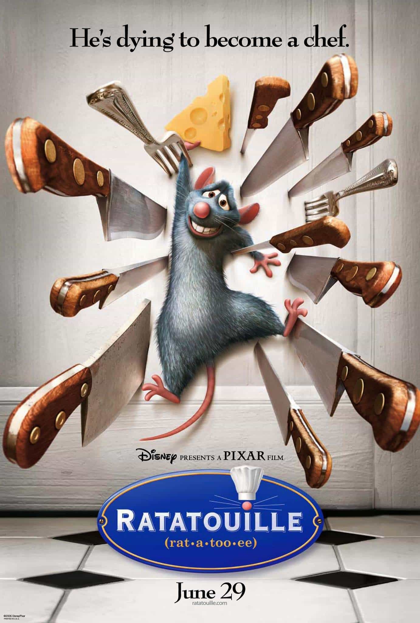 Ratatouille Movie Logo - Animated Comedy Adventure