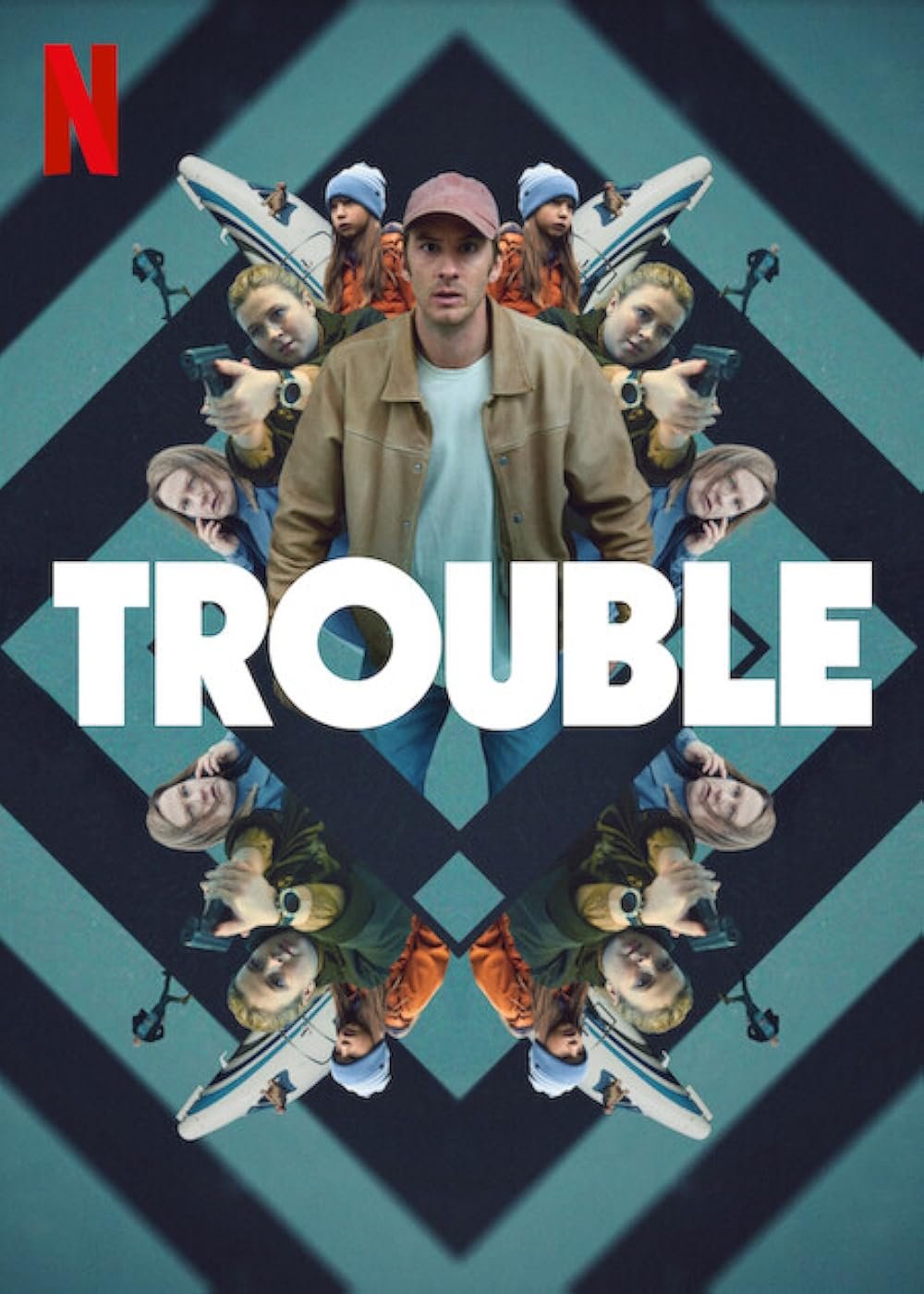 Trouble Movie Logo - Animated Family Comedy