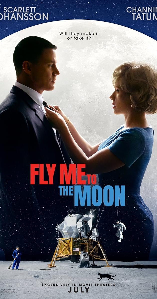 Fly Me to the Moon Movie Logo - Animated Space Adventure