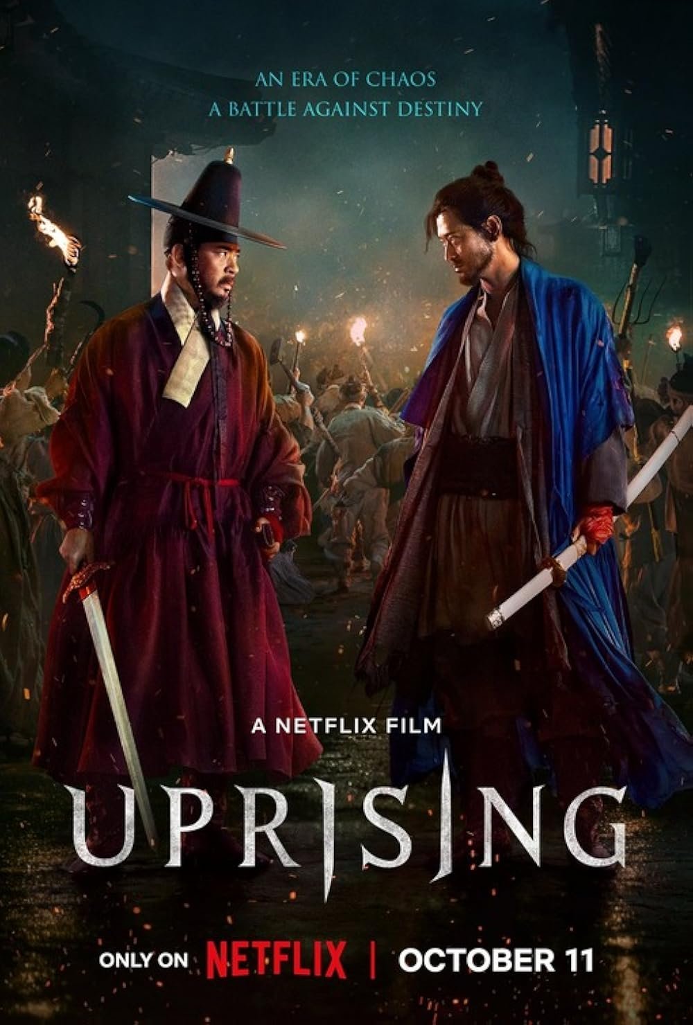 Uprising Movie Logo - Korean-English Action Thriller