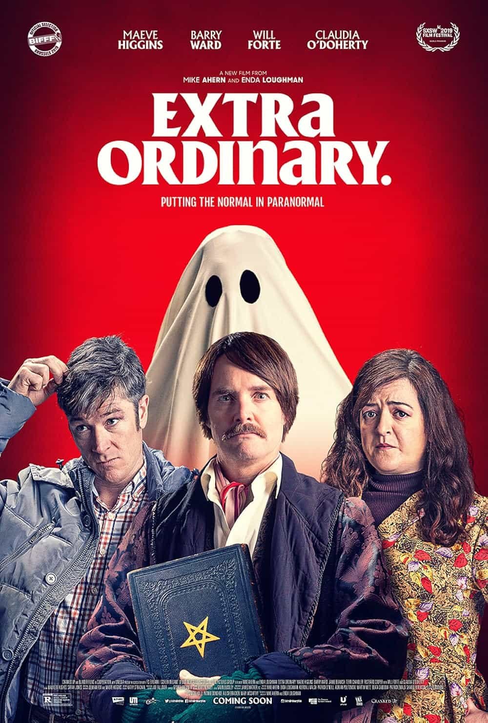 Extra Ordinary Movie Logo - Supernatural Horror Comedy